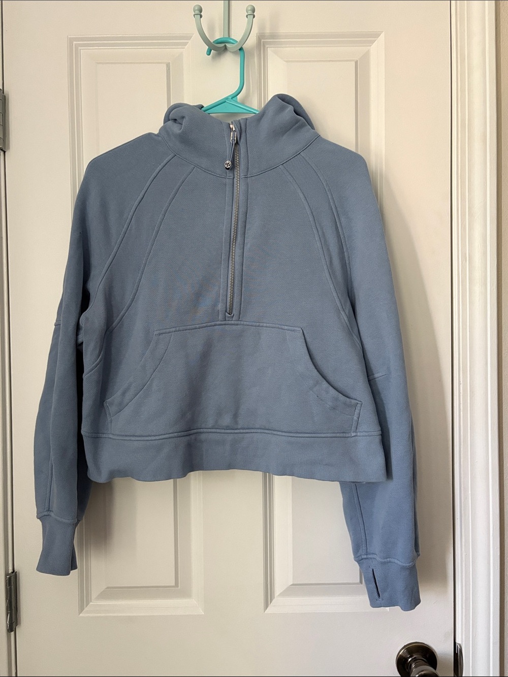 Lululemon Scuba Cropped Half Zip Hoodie